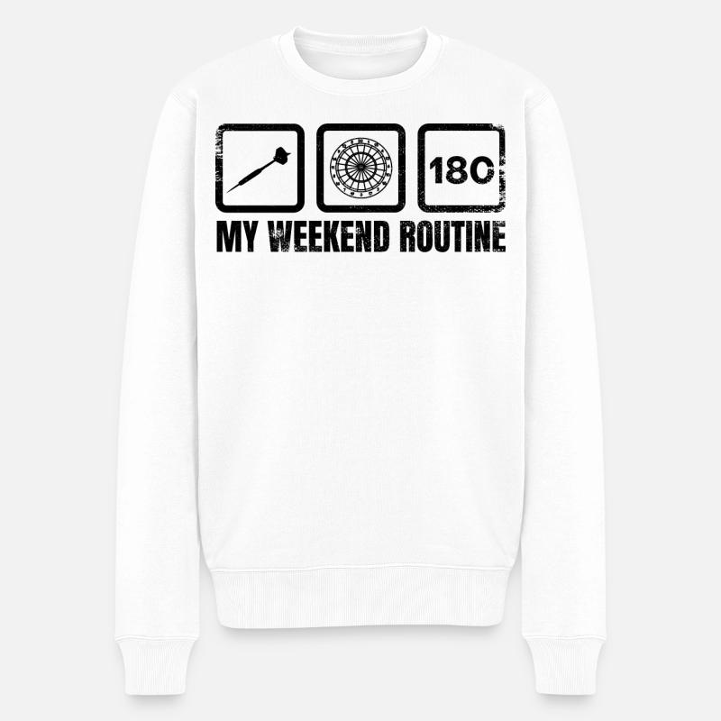 Ma routine du week-end - Pull Premium bio Homme - blanc