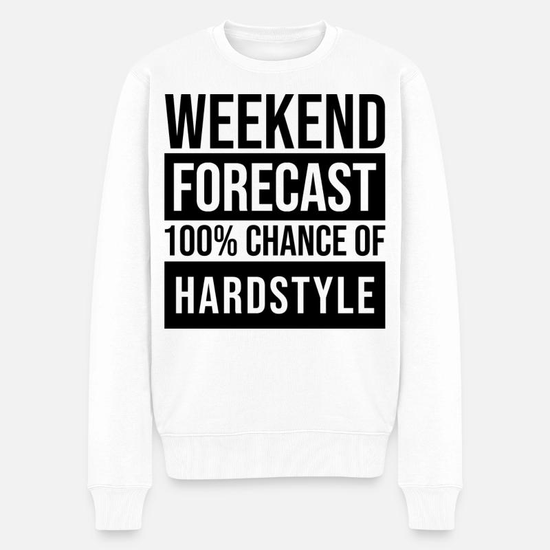 Hardstyle - Pull Premium bio Homme - blanc