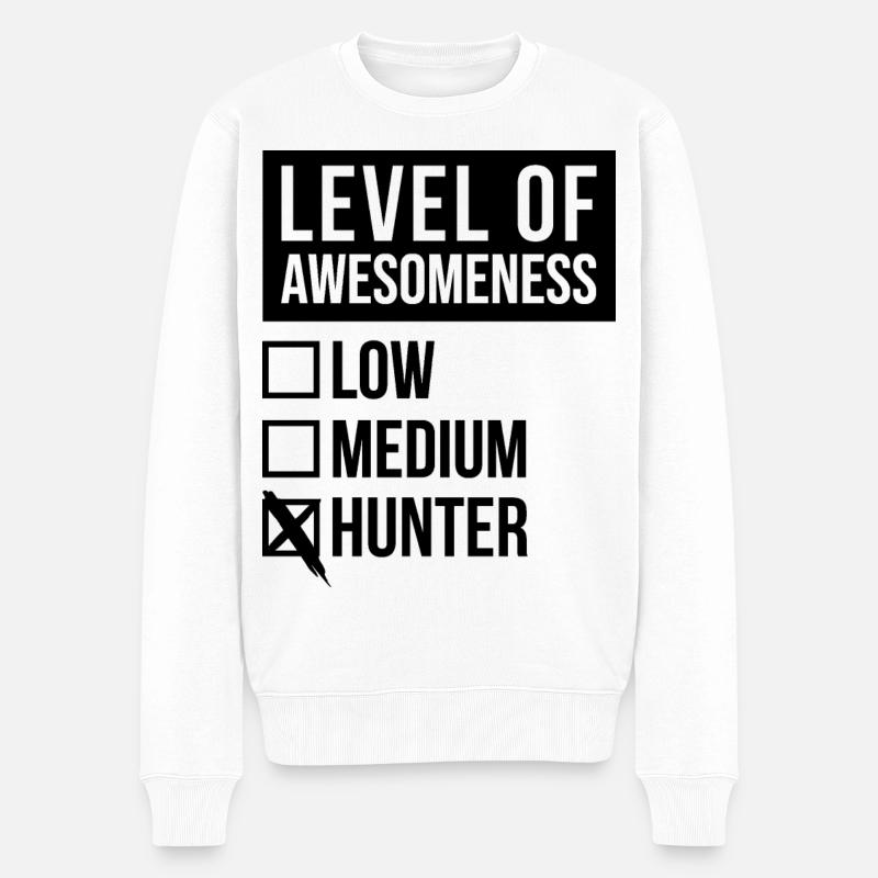 Chasse - Pull Premium bio Homme - blanc