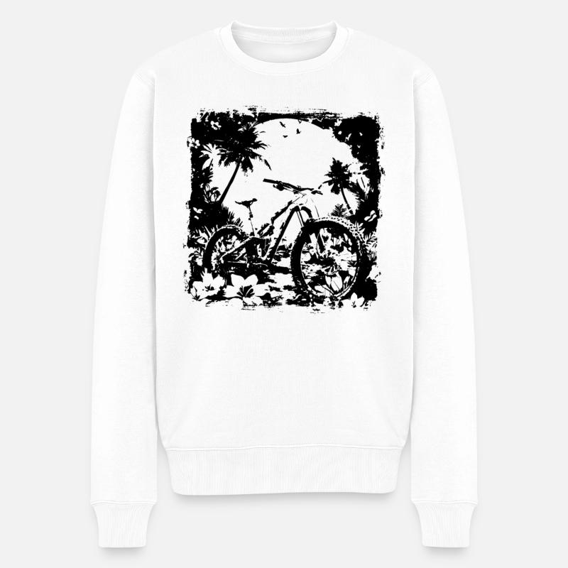 VTT - Pull Premium bio Homme - blanc