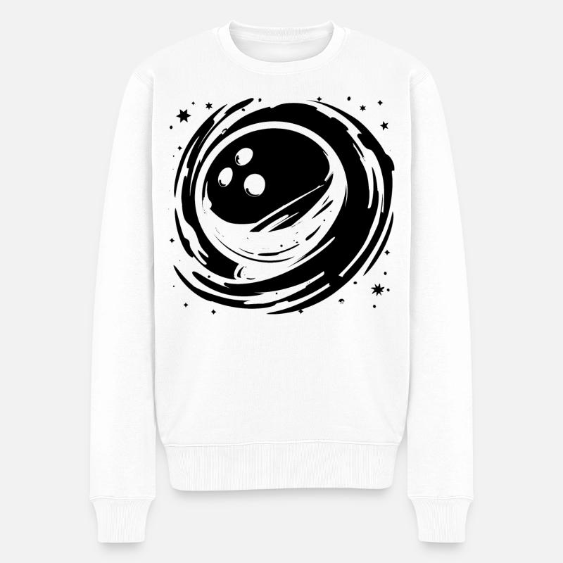 Graphiques de bowling - Pull Premium bio Homme - blanc