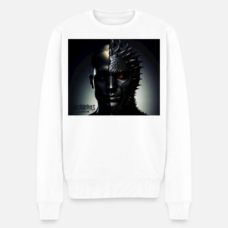 Jumeaux Ténèbres à - Pull Premium bio Homme - blanc