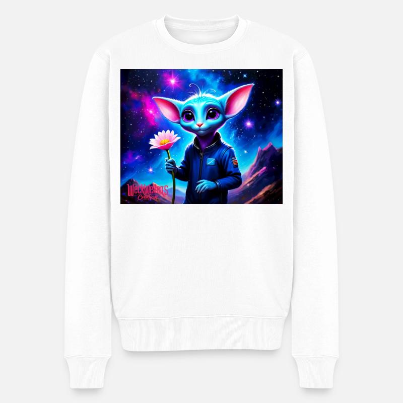 Souris bancale - Pull Premium bio Homme - blanc