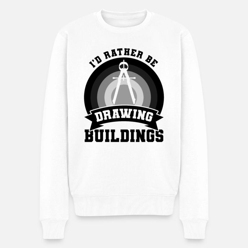 Architectes Witz - Pull Premium bio Homme - blanc