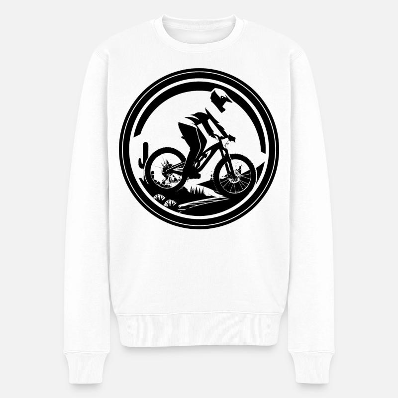 Vtt - Pull Premium bio Homme - blanc