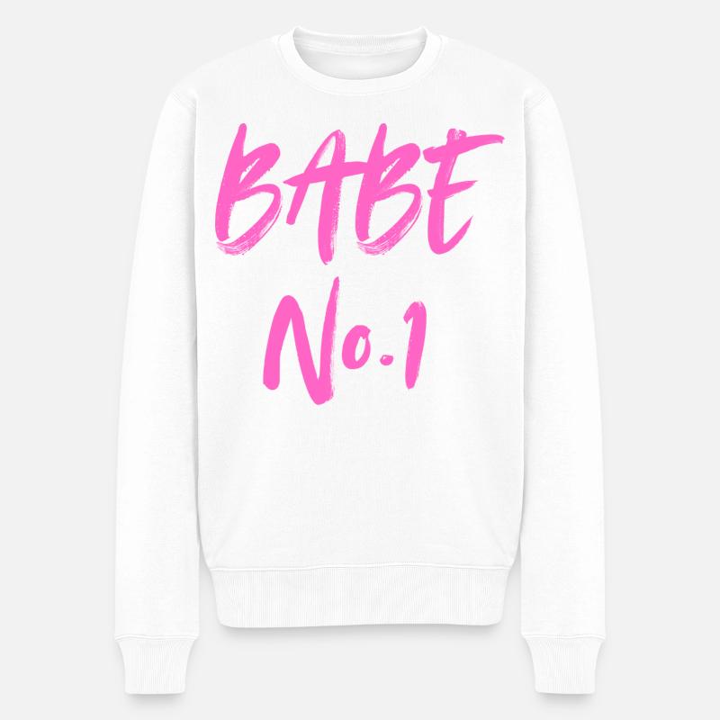 BABE n° 1 - Pull Premium bio Homme - blanc