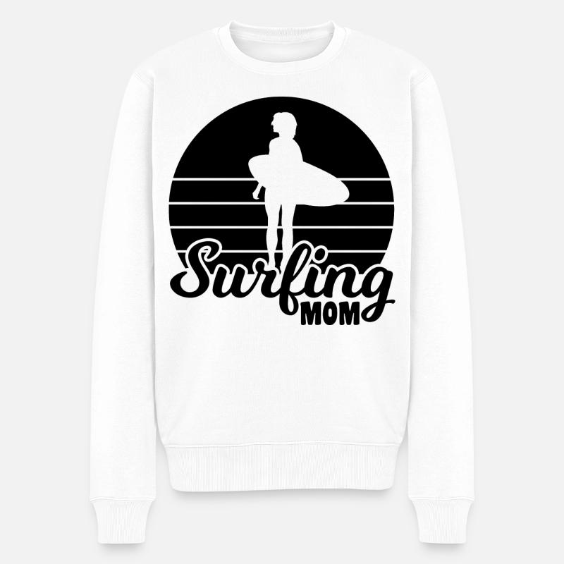 Maman surfeuse - Pull Premium bio Homme - blanc