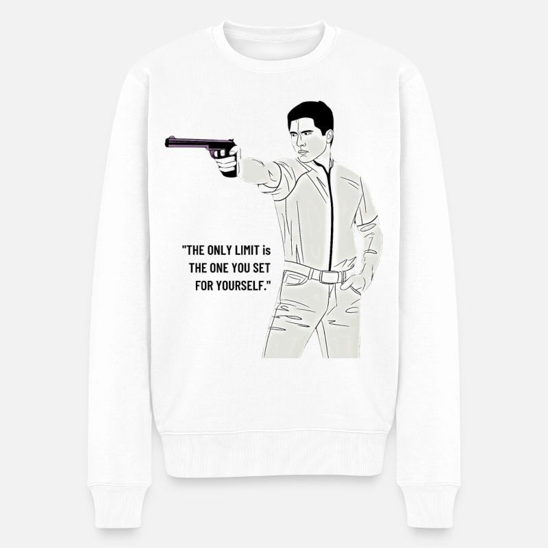 Illustration d’inspiration classique - Pull Premium bio Homme - blanc