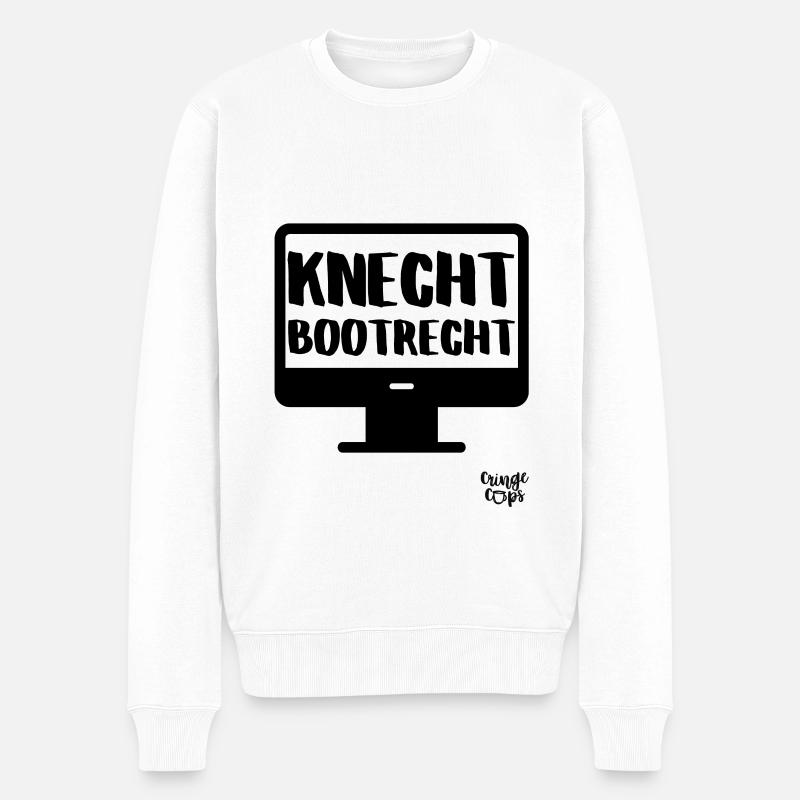 Knecht Bootrecht - Männer Premium Bio Pullover - Weiß