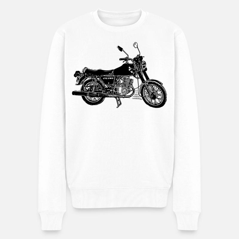 MZ ETZ 250 - Männer Premium Bio Pullover - Weiß