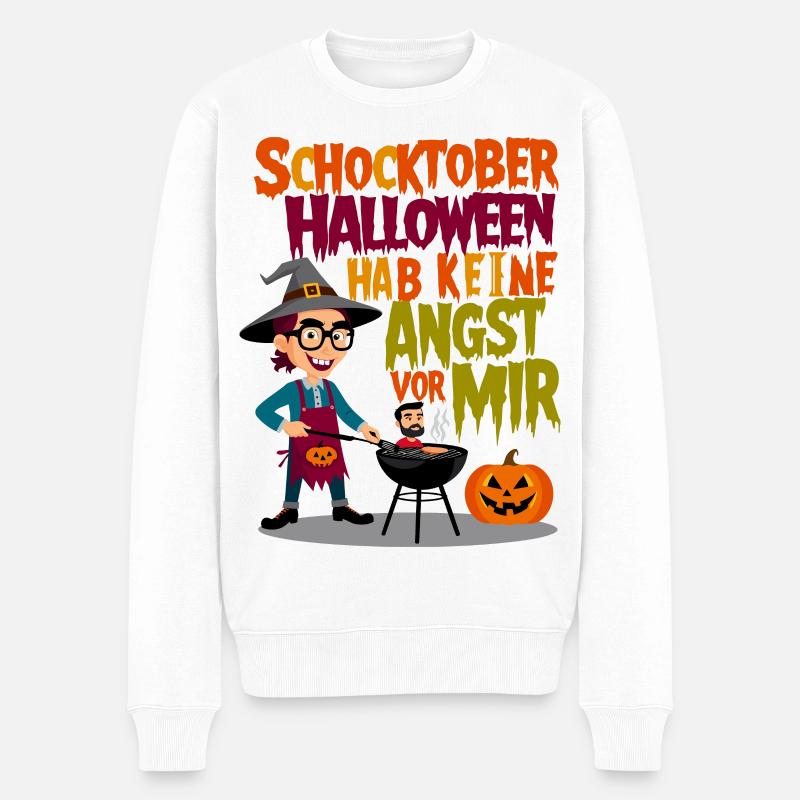 Choc Halloween - Pull Premium bio Homme - blanc