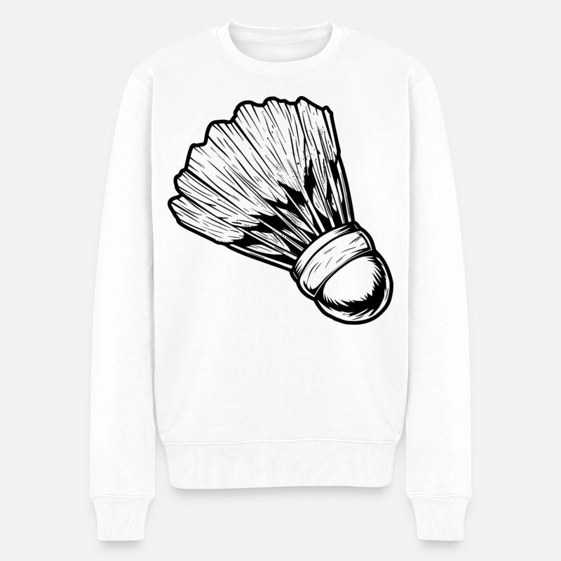 Federball - Männer Premium Bio Pullover - Weiß