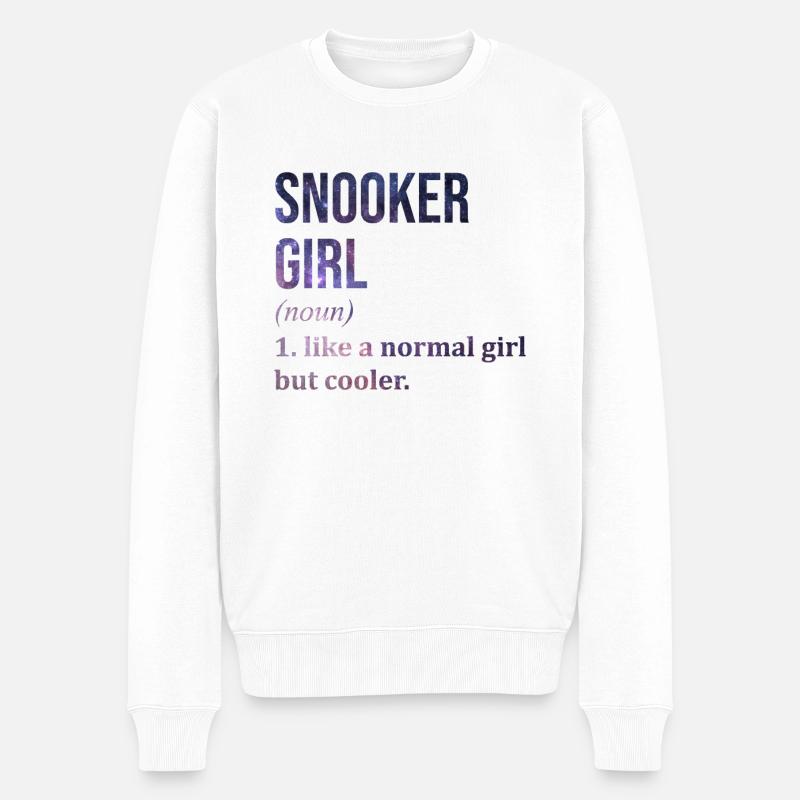 snooker - Pull Premium bio Homme - blanc