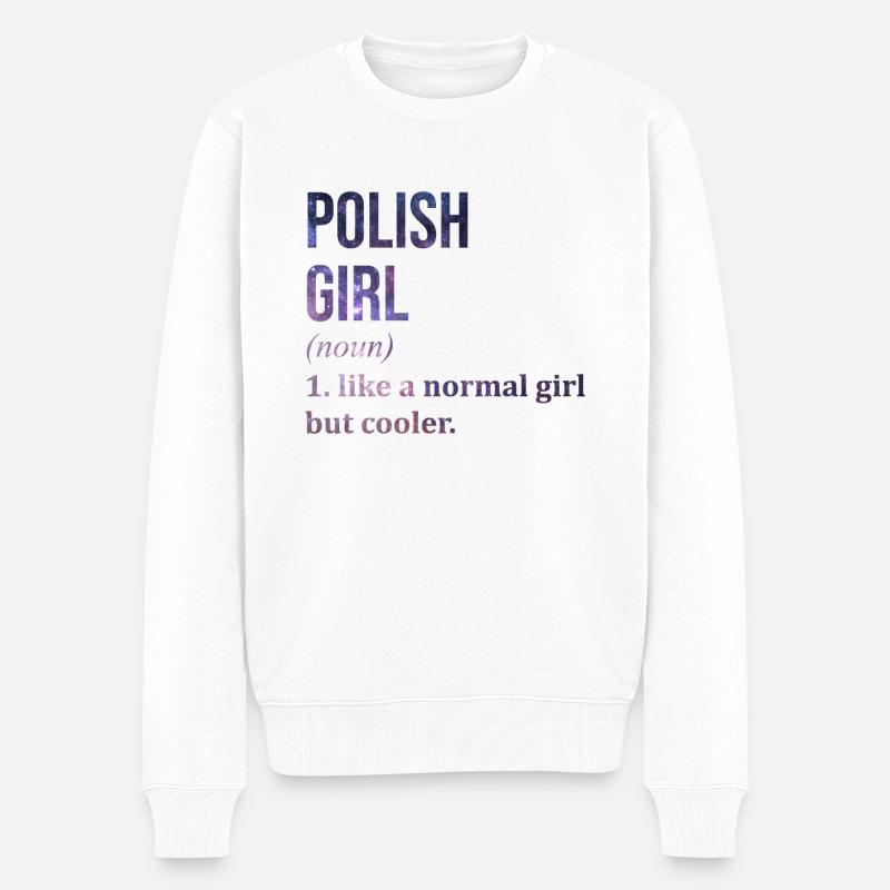 Pologne - Pull Premium bio Homme - blanc