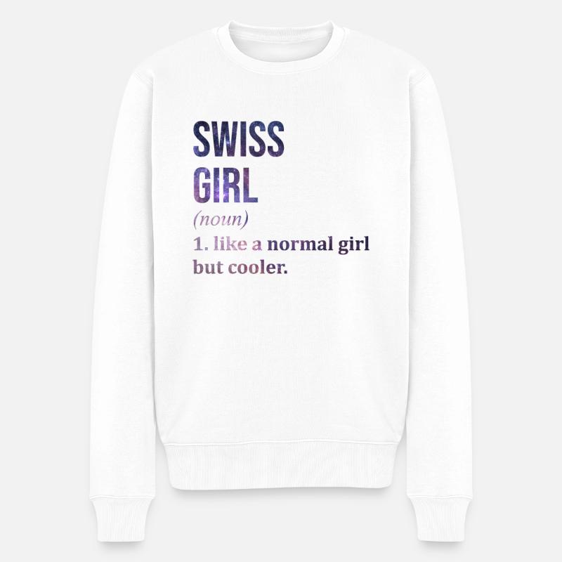 Suisse - Pull Premium bio Homme - blanc