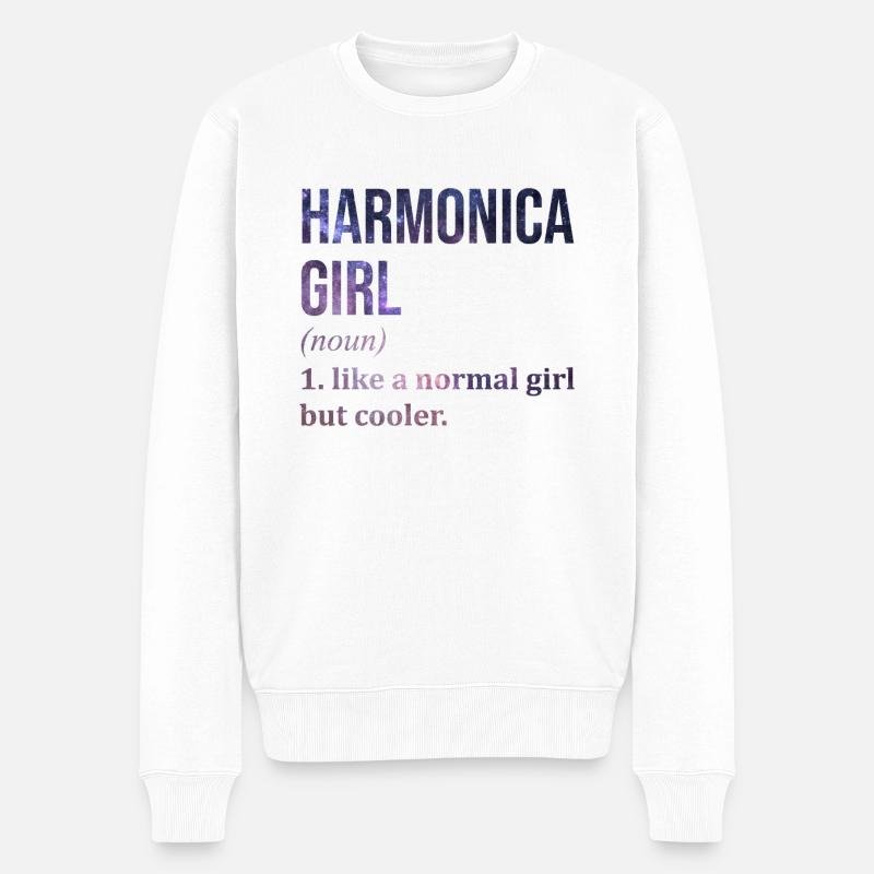 harmonica - Pull Premium bio Homme - blanc