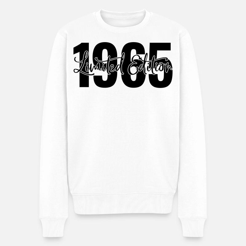Limited edition 1965 - Männer Premium Bio Pullover - Weiß