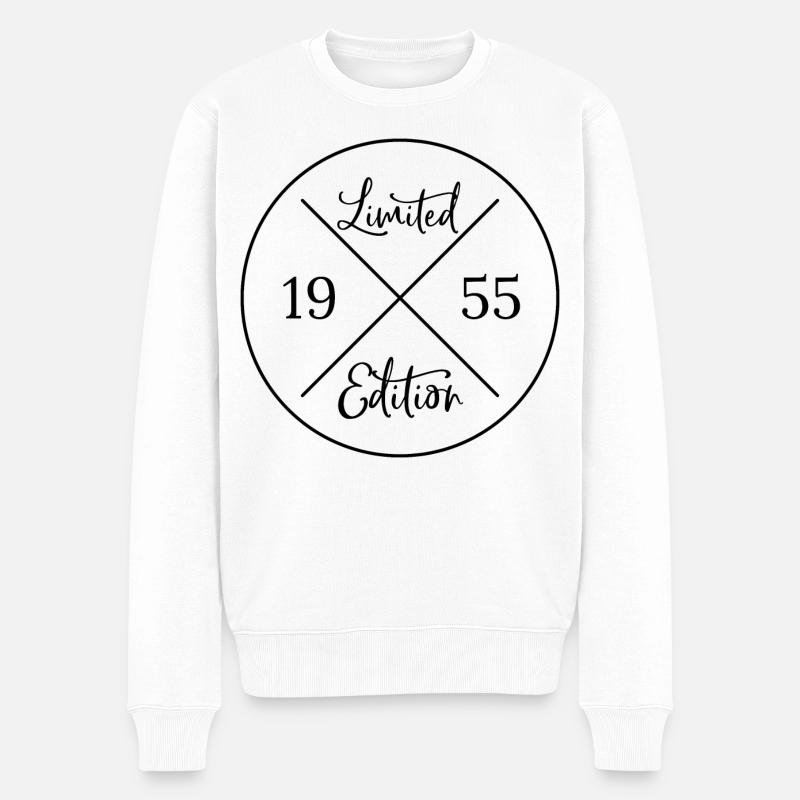 Edition limitée 1955 - Pull Premium bio Homme - blanc
