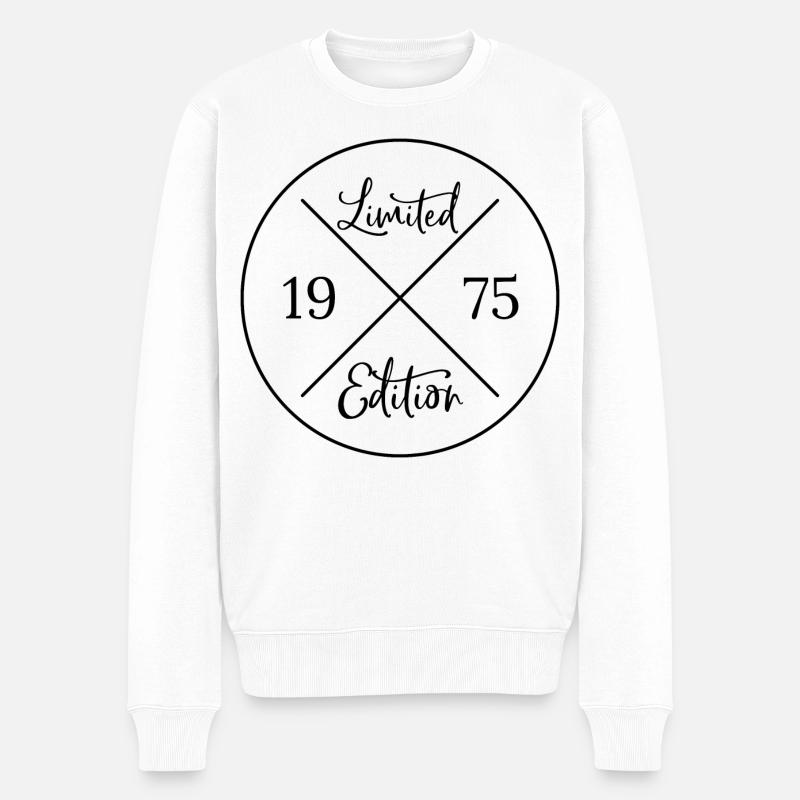 Edition limitée 1975 - Pull Premium bio Homme - blanc