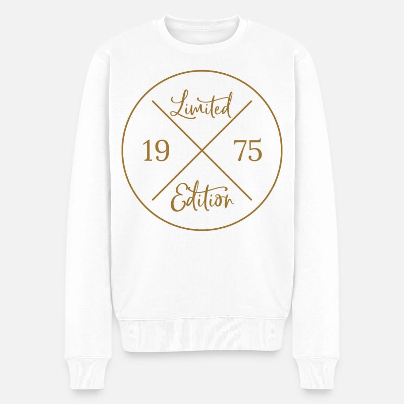 Edition limitée 1975 - Pull Premium bio Homme - blanc