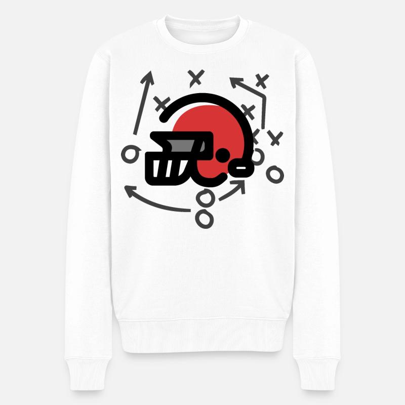 Red Helmet - Pull Premium bio Homme - blanc