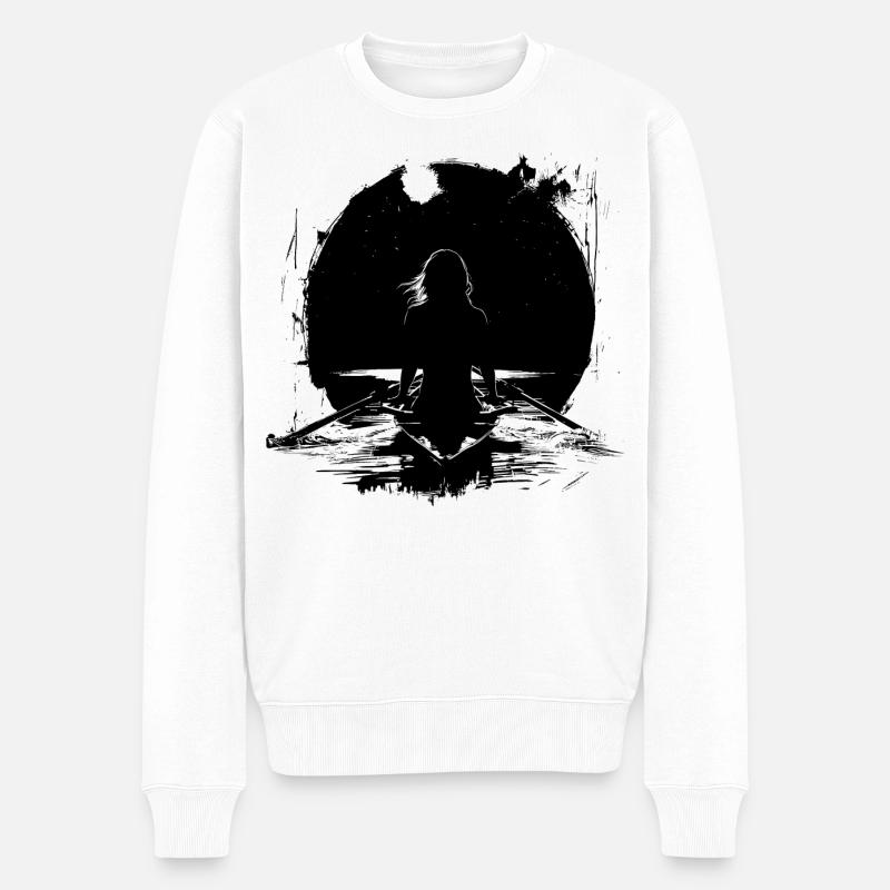 Rameuse Dessin - Pull Premium bio Homme - blanc