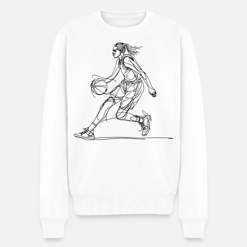 Basketteur - Pull Premium bio Homme - blanc