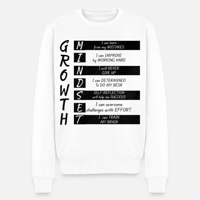 MINIMUM DE CROISSANCE - Pull Premium bio Homme - blanc