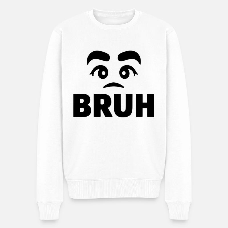 Infuser sourcil - Pull Premium bio Homme - blanc