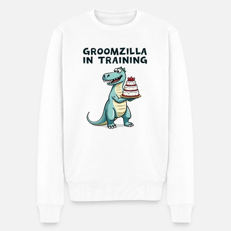 Groomzilla en formation - Pull Premium bio Homme - blanc