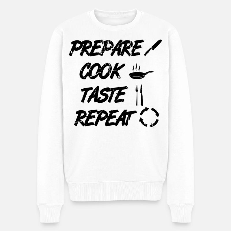 Recette - Pull Premium bio Homme - blanc