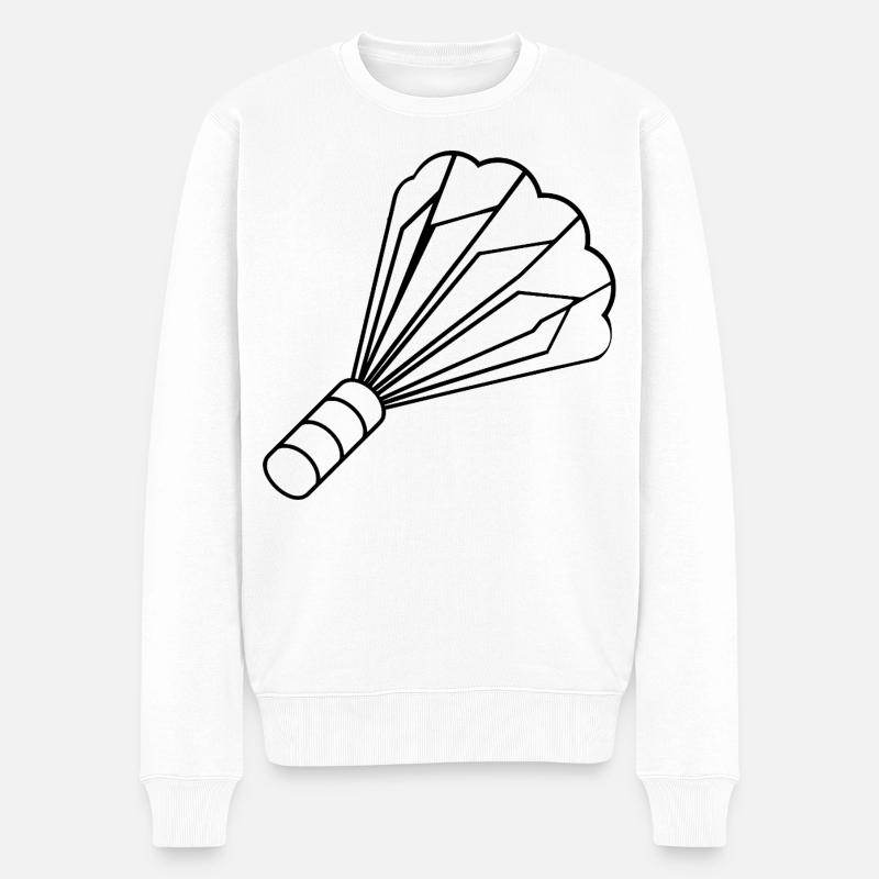 Volant - Pull Premium bio Homme - blanc