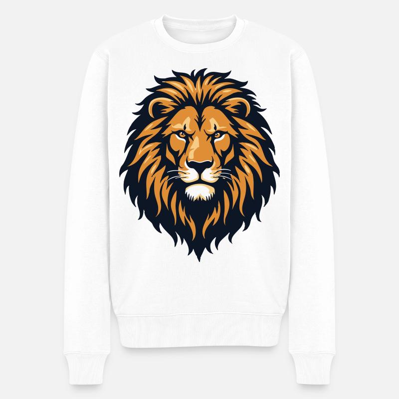 Léon - Pull Premium bio Homme - blanc