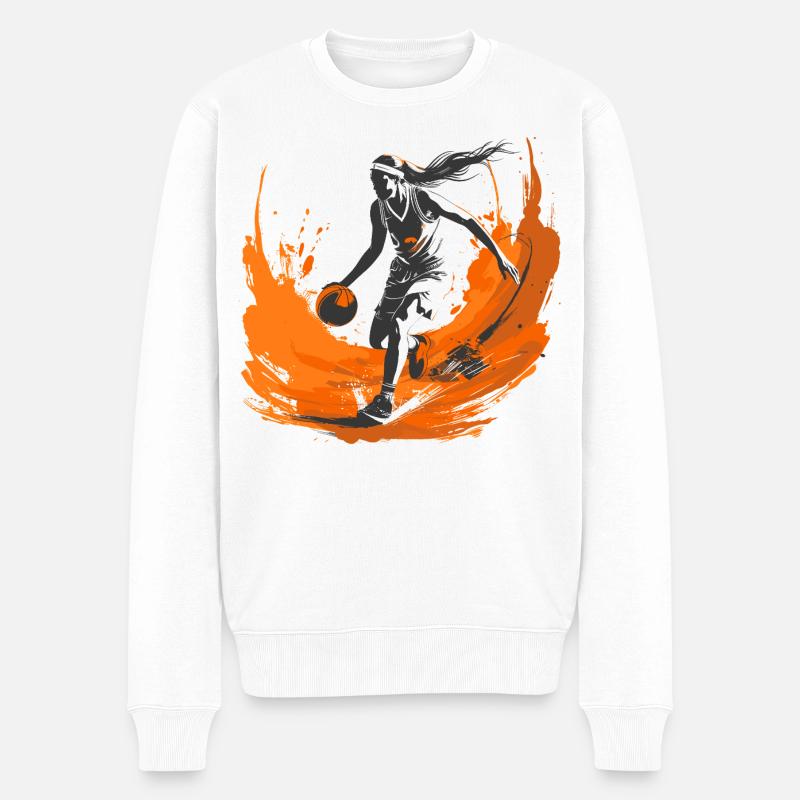 Basketteur - Pull Premium bio Homme - blanc