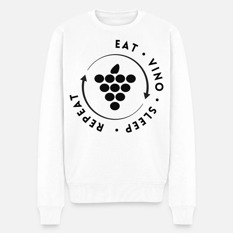 Bacchus Erbe - Männer Premium Bio Pullover - Weiß