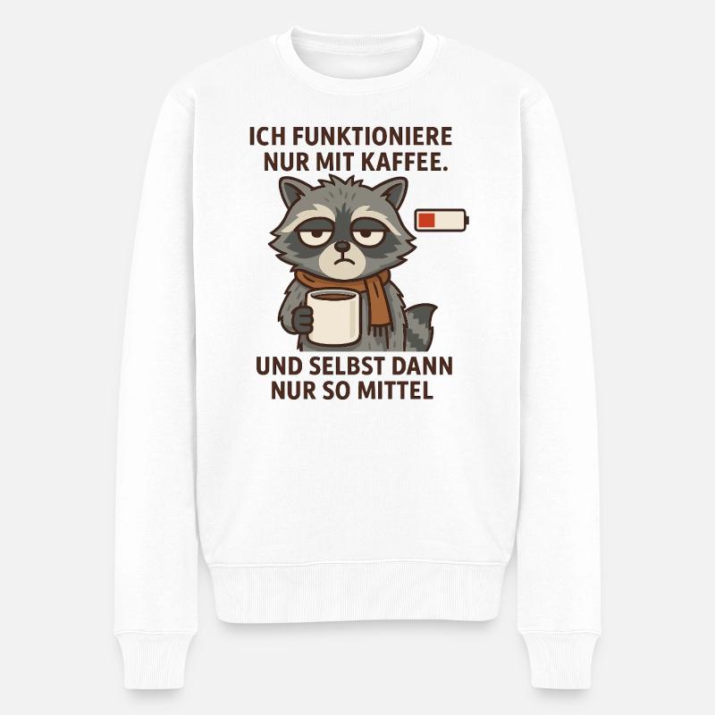 Läuft... also mehr so kriecht. - Männer Premium Bio Pullover - Weiß