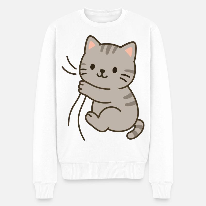 Cher petit chaton - Pull Premium bio Homme - blanc