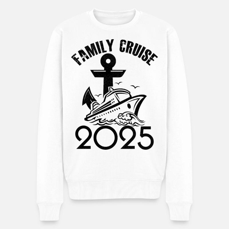 Croisière famille 2025 - Pull Premium bio Homme - blanc