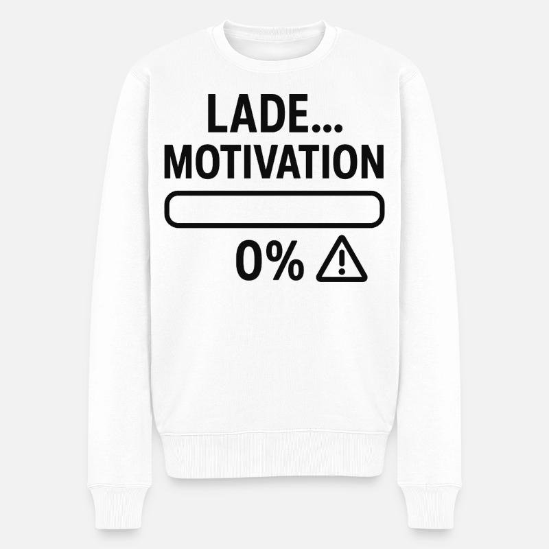 Barre de motivation à zéro - Pull Premium bio Homme - blanc