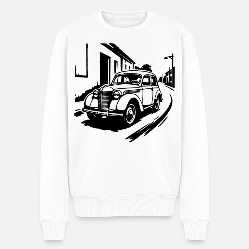 Classique de rue 401 - Pull Premium bio Homme - blanc