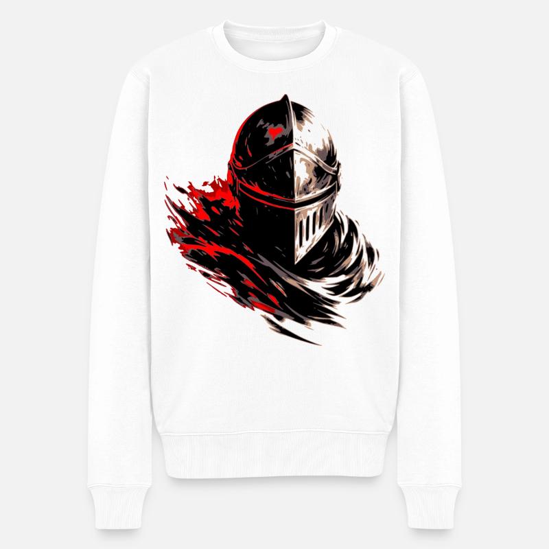 La colère et l’acier - Pull Premium bio Homme - blanc