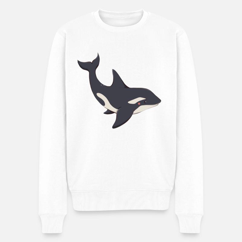 Orque - Pull Premium bio Homme - blanc