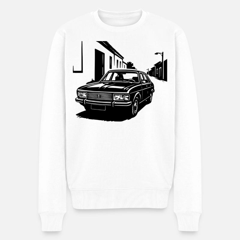 Ostblock Limousinen-Legende - Männer Premium Bio Pullover - Weiß