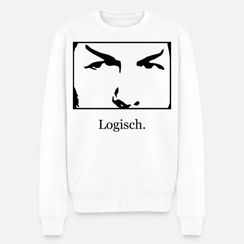 Logique - Pull Premium bio Homme - blanc
