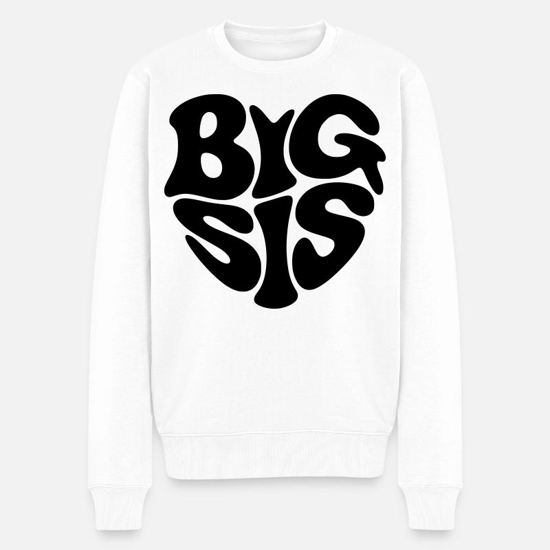 Grande Sœur - Pull Premium bio Homme - blanc