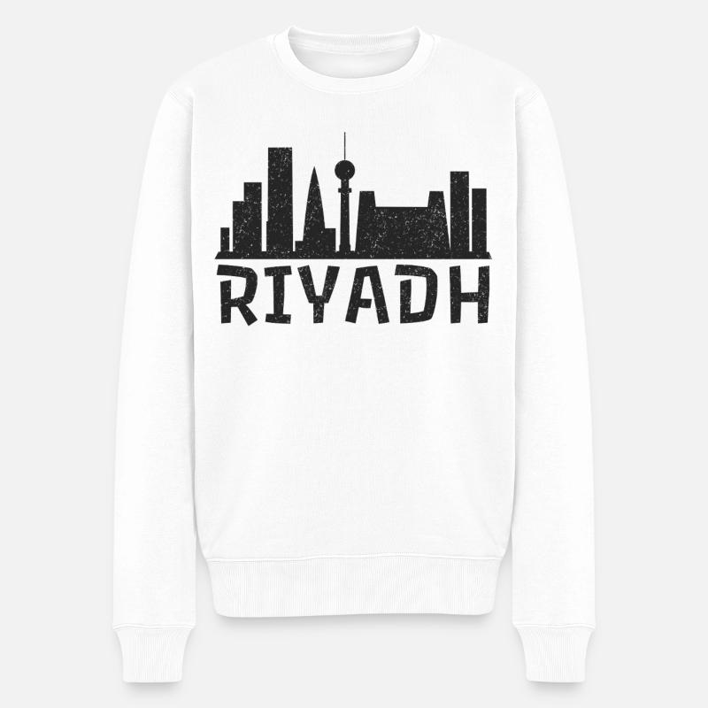 L’ambiance de Riyad - Pull Premium bio Homme - blanc