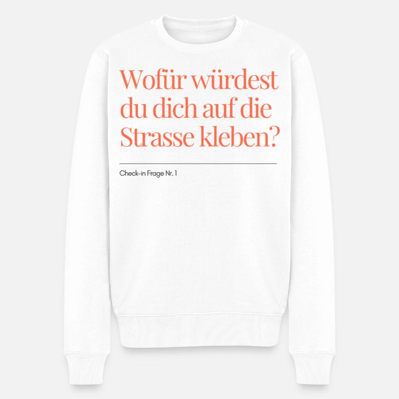 Question n° 1 - Pull Premium bio Homme - blanc