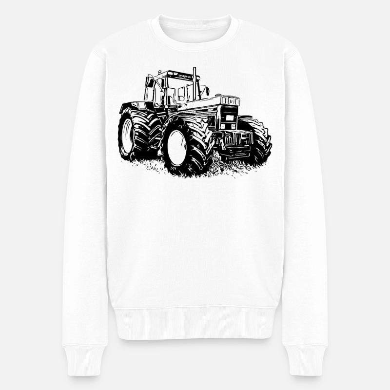 Âme de la ferme d’acier - Pull Premium bio Homme - blanc