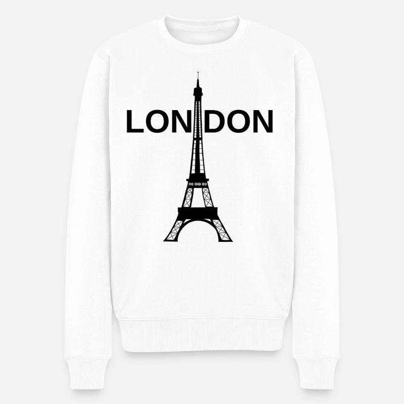 Visite de Londres - Pull Premium bio Homme - blanc