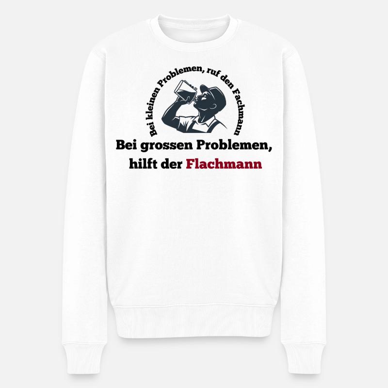 Fiole - Pull Premium bio Homme - blanc